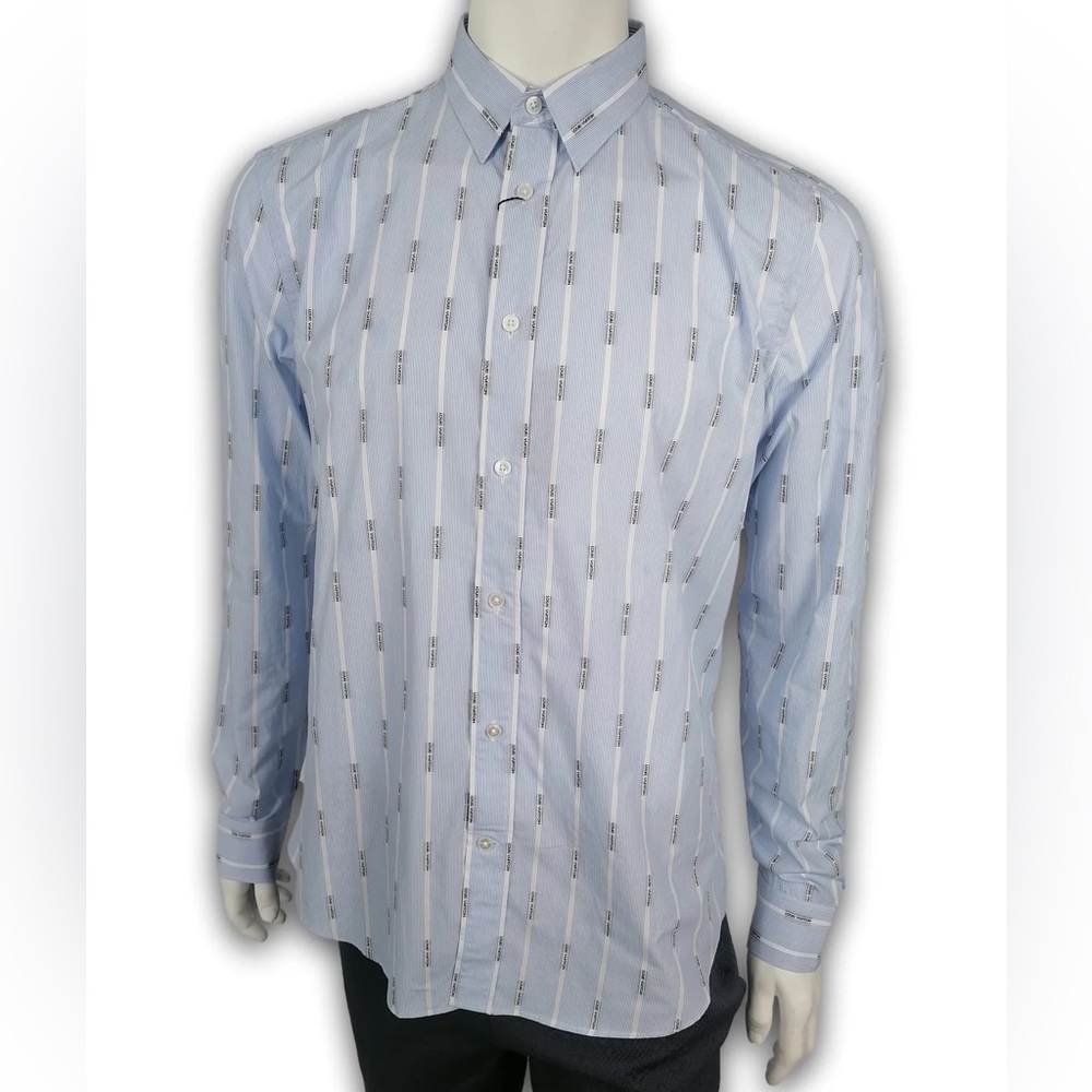 Louis Vuitton button up Logo Striped Gravity shirt